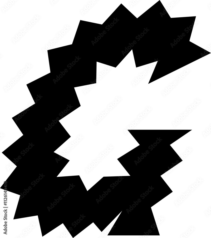 G Alphabet Zigzag Wavy Font Distorted Italic Letter G Alphabet Zigzag Wavy Font Distorted Italic Letter