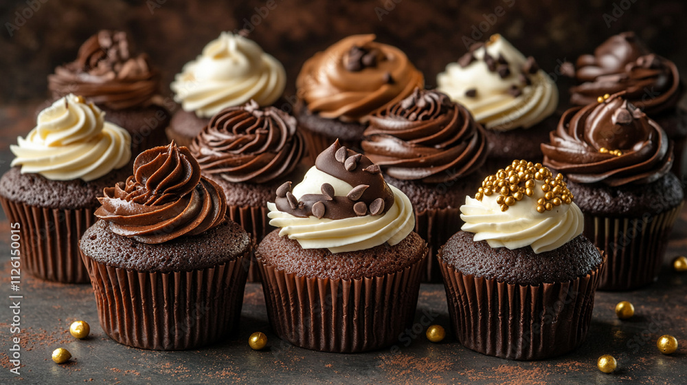 Mocha mousse - color of the year - moodboard - sweet cocoa, coffee, muffins cupcakes pralines and chocolate
Mocha mousse - color of the year - moodboard - sweet cocoa, coffee, muffins cupcakes pralines and chocolate