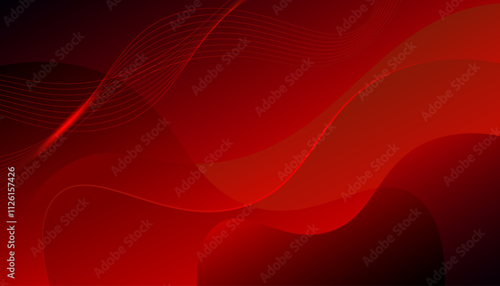 Abstract Geometric modern with Red color wave background for template. background for posters, placards, brochures, banners, headers, covers Abstract Geometric modern with Red color wave background for template. background for posters, placards, brochures, banners, headers, covers