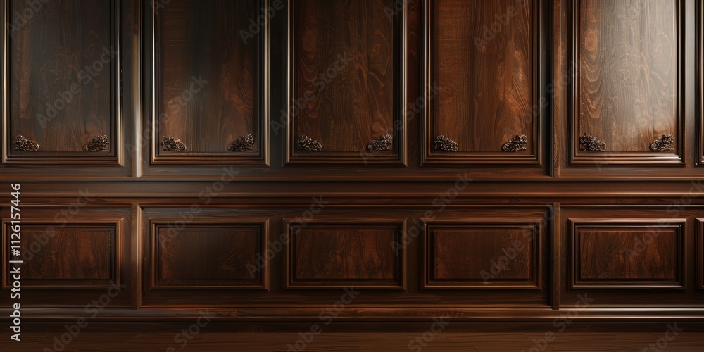 Luxury wood paneling background or texture. highly crafted classic or traditional wood paneling, with a frame pattern, often seen in courtrooms, premium hotels, and law offices. . Luxury wood paneling background or texture. highly crafted classic or traditional wood paneling, with a frame pattern, often seen in courtrooms, premium hotels, and law offices. .