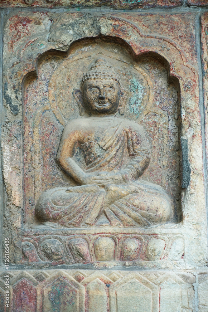 Vajra Throne Pagoda of Wuta Temple (Zhenjue Temple, Beijing Stone Carving Art Museum), Beijing, China Vajra Throne Pagoda of Wuta Temple (Zhenjue Temple, Beijing Stone Carving Art Museum), Beijing, China