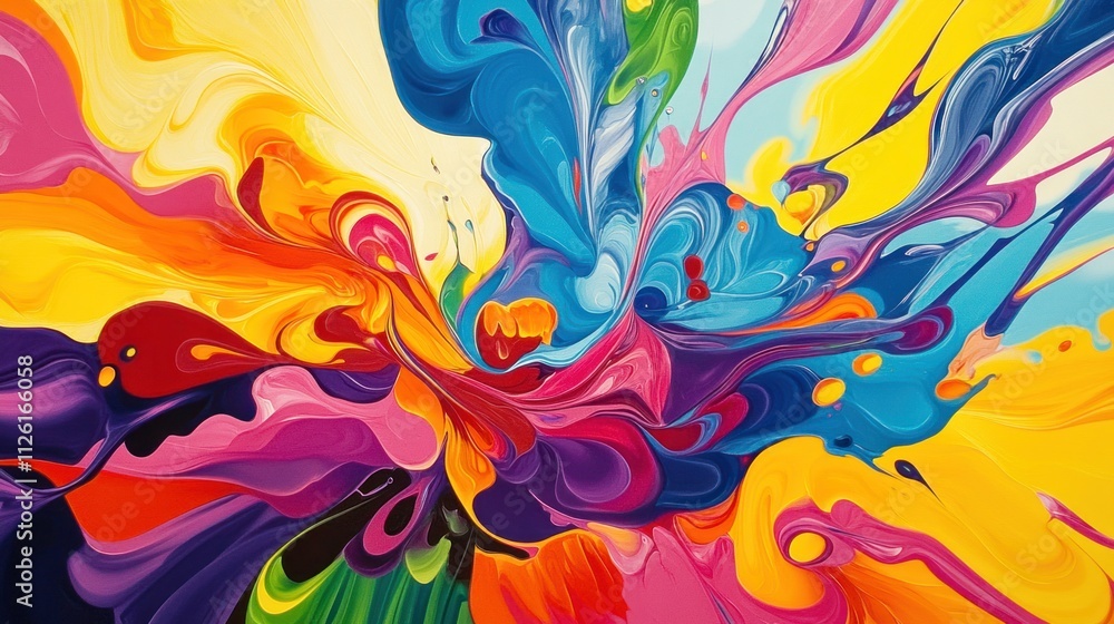 Abstract Vibrant Color Explosion: A Symphony of Hues Abstract Vibrant Color Explosion: A Symphony of Hues