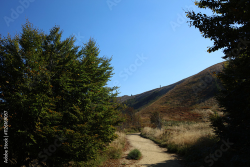 Wielka Rawka peak in Bieszczady mountain range, Poland
