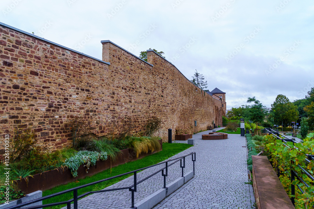 Old city walls, in Worms