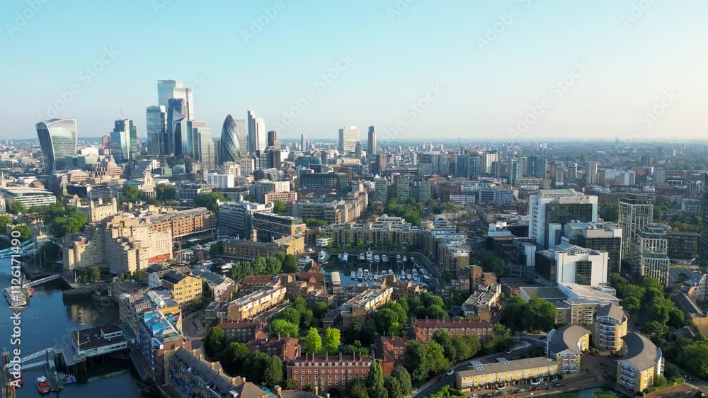 Silhouette of the London, United Kingdom Silhouette of the London, United Kingdom