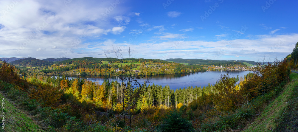 Titisee lake, in the Black Forest