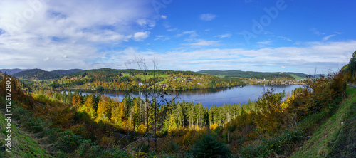 Obraz na płótnie Titisee lake, in the Black Forest w salonie