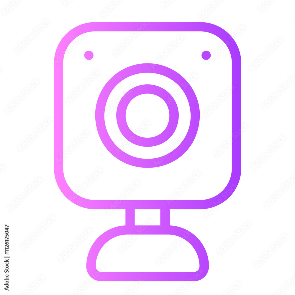 Webcam gradient icon Webcam gradient icon