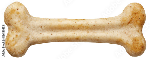 Bone-shaped dog biscuit treat
