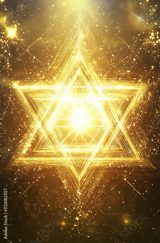 An ultra high definition image of the Star of David