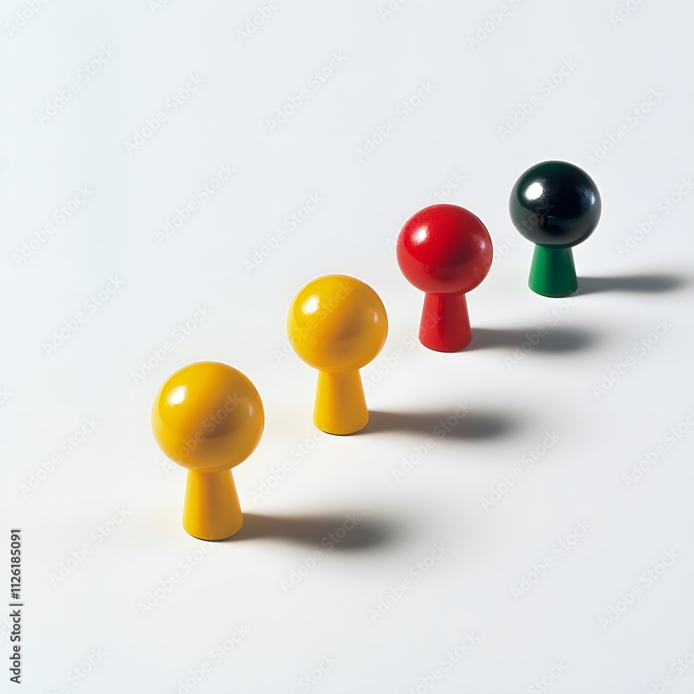 Obraz premium Colorful Game Pieces