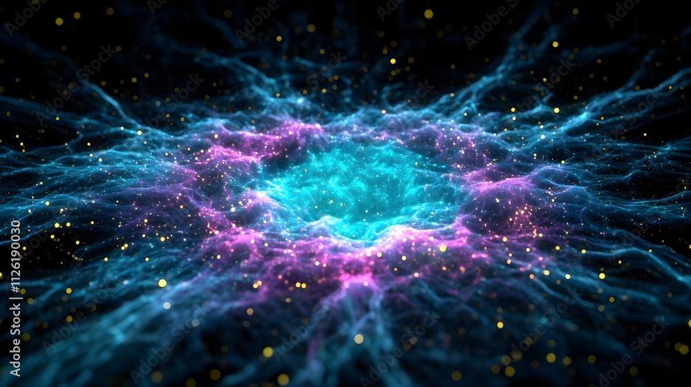 cosmic nebula: blue, pink, gold glitter - abstract backgrounds cosmic nebula: blue, pink, gold glitter - abstract backgrounds