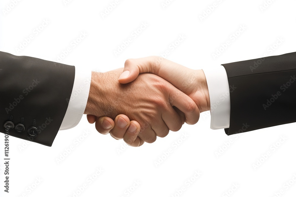 Two men shaking hands in a business meeting Two men shaking hands in a business meeting