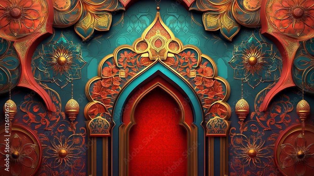 Elegant Islamic Background with Vibrant Ramadan Lantern Glow
Elegant Islamic Background with Vibrant Ramadan Lantern Glow