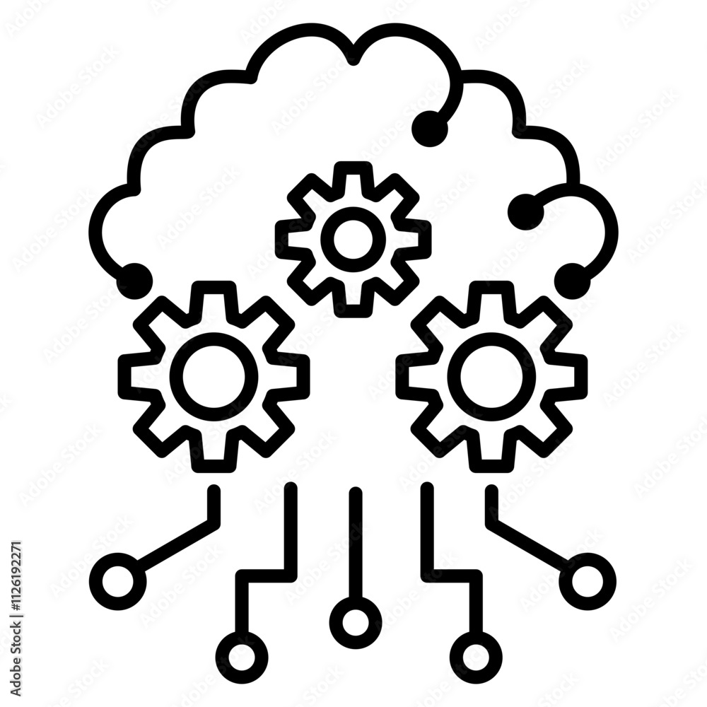 machine learning icon machine learning icon