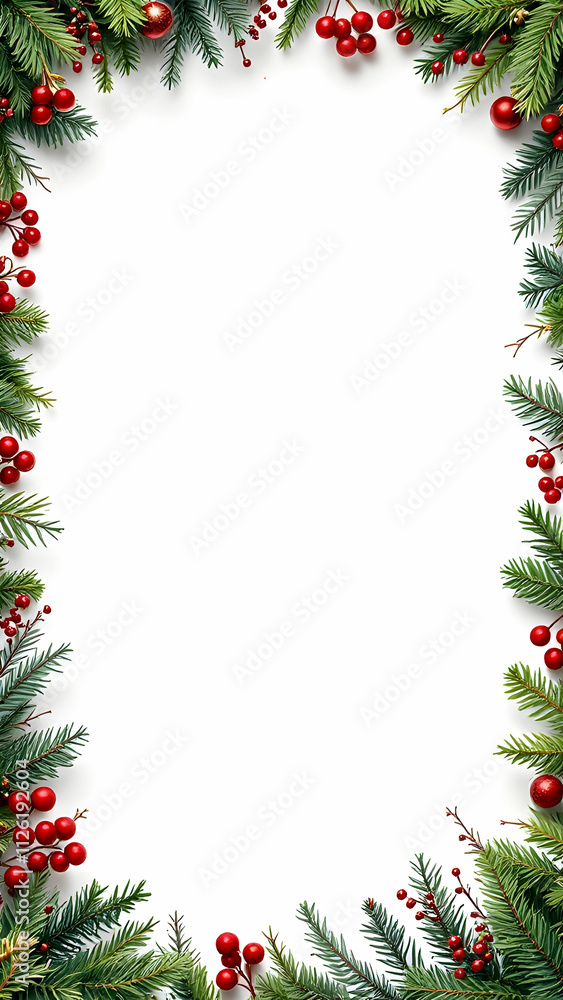 Christmas border frame copy space area Christmas border frame copy space area