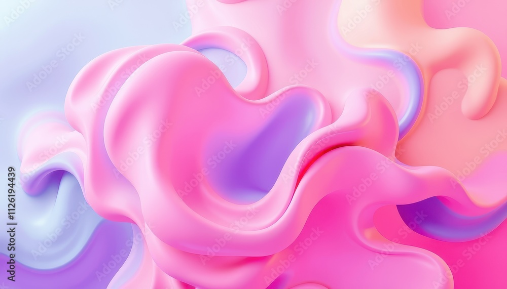 Abstract Pink Purple Swirling Fluid Design Abstract Pink Purple Swirling Fluid Design