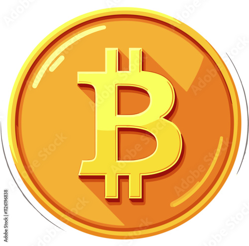Image of cryptocurrency Gold bitcoin vector