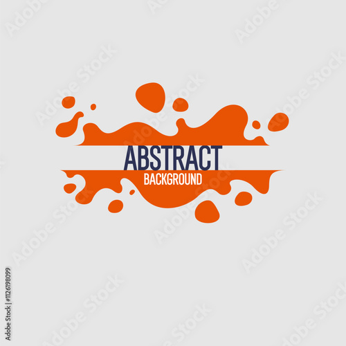 Modern backgrounds with abstract elements and dynamic shapes. Compositions of colored spots. Vector illustration. Template for design and creative ideas.