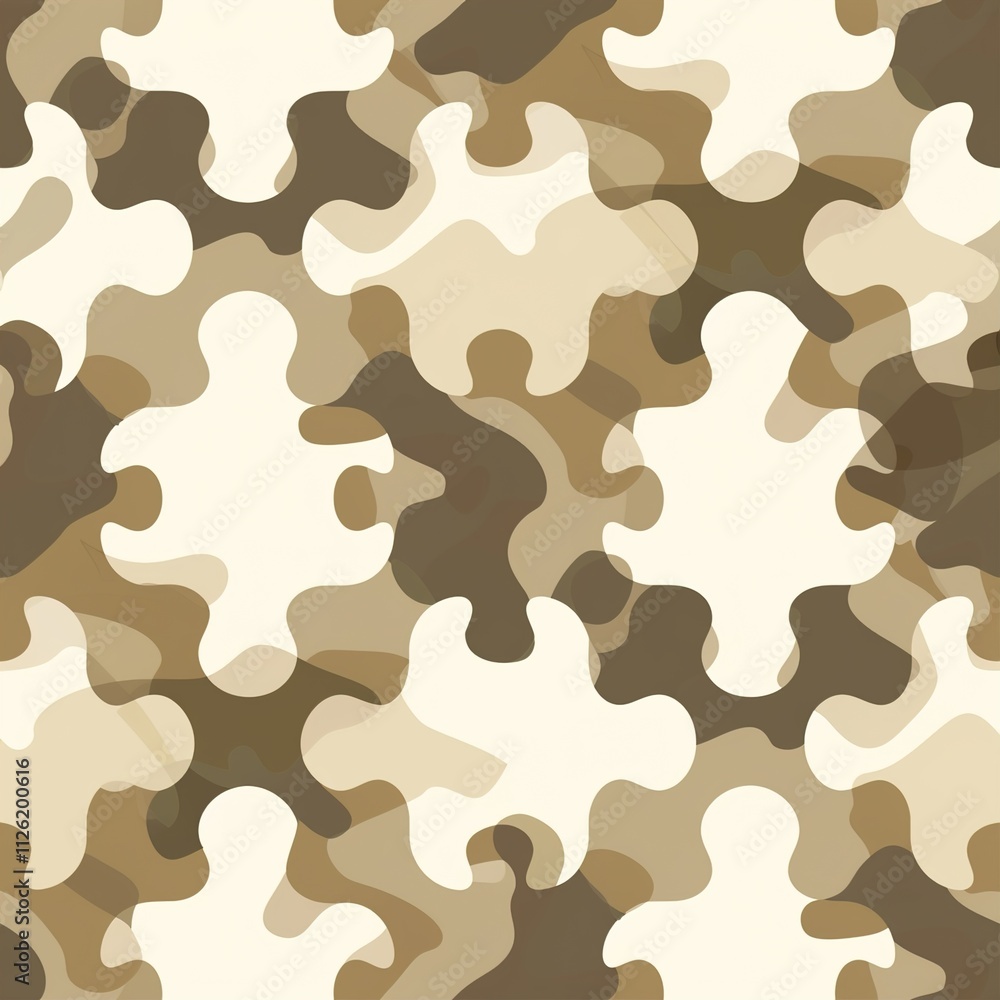 Naklejka premium Camouflage seamless pattern. Abstract modern 
