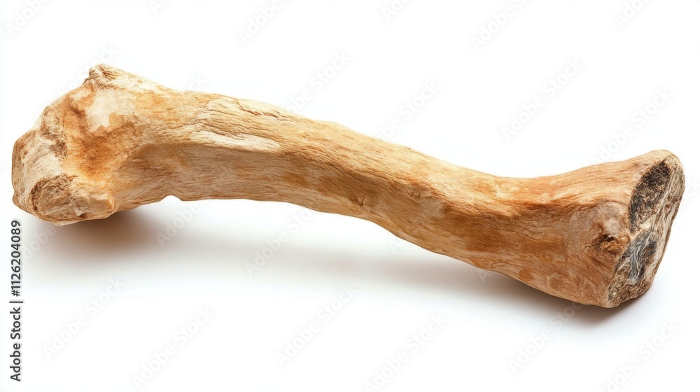A single ashwagandha root with clear visible texture and natural curves, isolated on white with soft lighting. A single ashwagandha root with clear visible texture and natural curves, isolated on white with soft lighting.