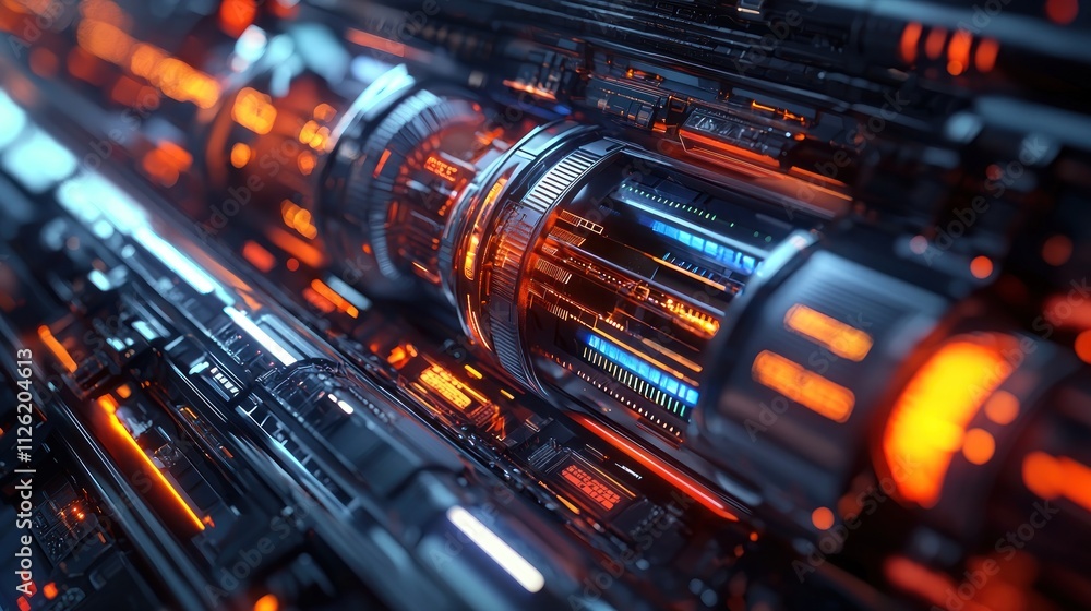 Futuristic Machine Core: A Glimpse into Technological Innovation Futuristic Machine Core: A Glimpse into Technological Innovation