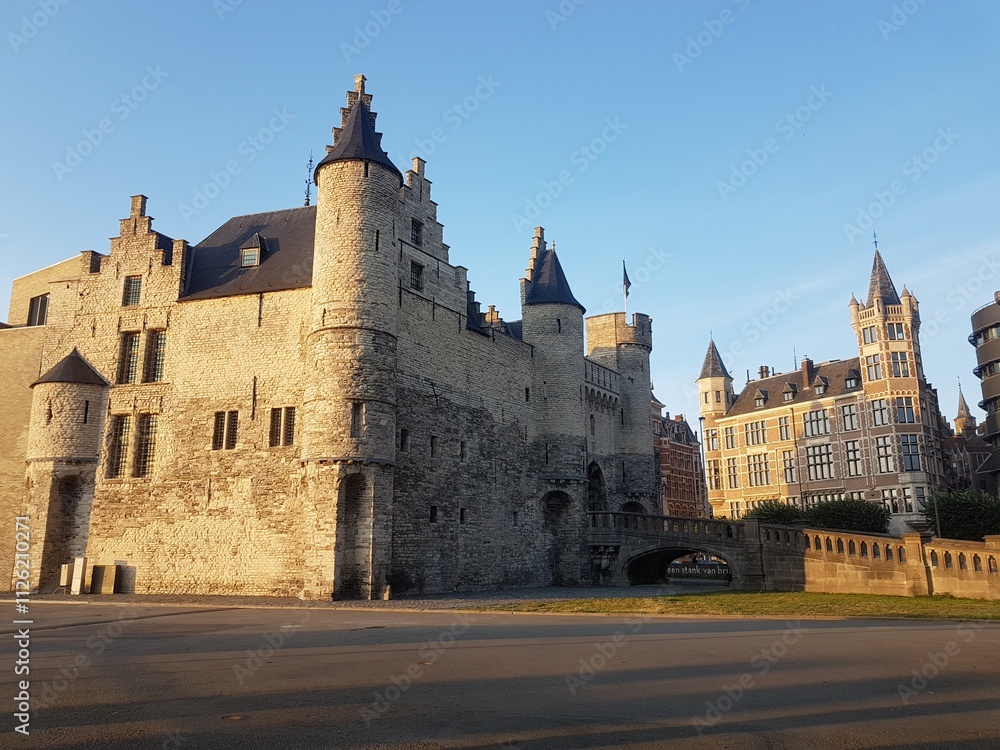 Het Steen castle in Antwerp, Belgium. Het Steen castle in Antwerp, Belgium.