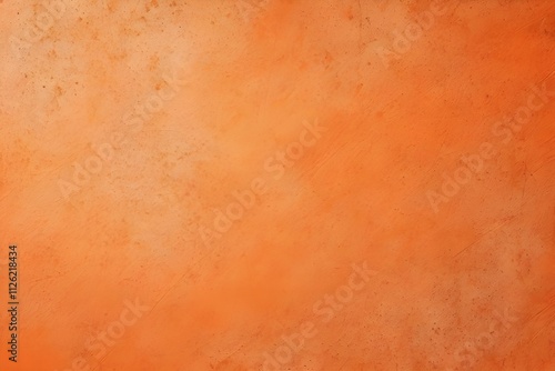 Orange color of grunge concrete textured background with copy space Generative AI