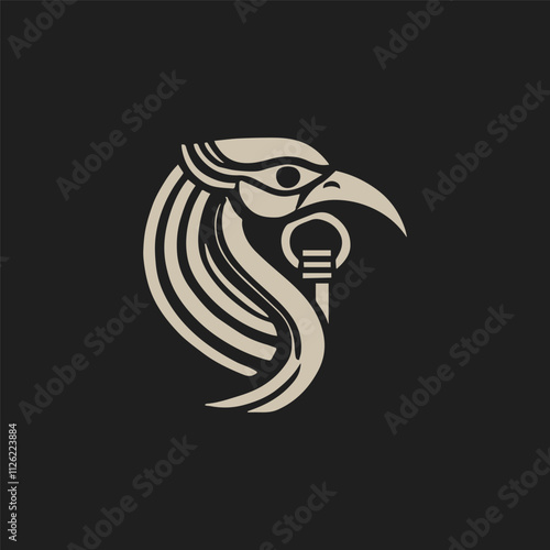 Horus god logo