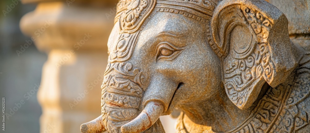 intricate stone elephant sculpture with detailed carvings intricate stone elephant sculpture with detailed carvings