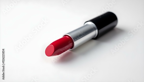 lipstick, tube, red, bright, shade, isolated, white, background, makeup, cosmetics, beauty, vibrant, bold, fashion, glamour, feminine, elegant, stylish, detailed, realistic, highresolution, closeup, 