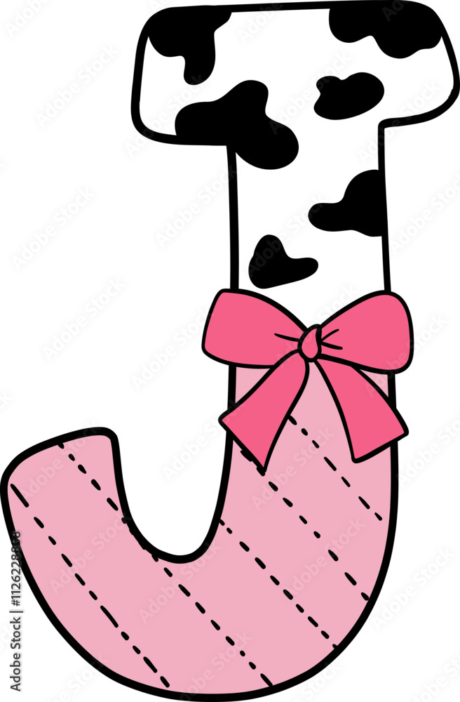 Cow Alphabet and Cow Letters. Animal Font and Cow Skin Cow Alphabet and Cow Letters. Animal Font and Cow Skin