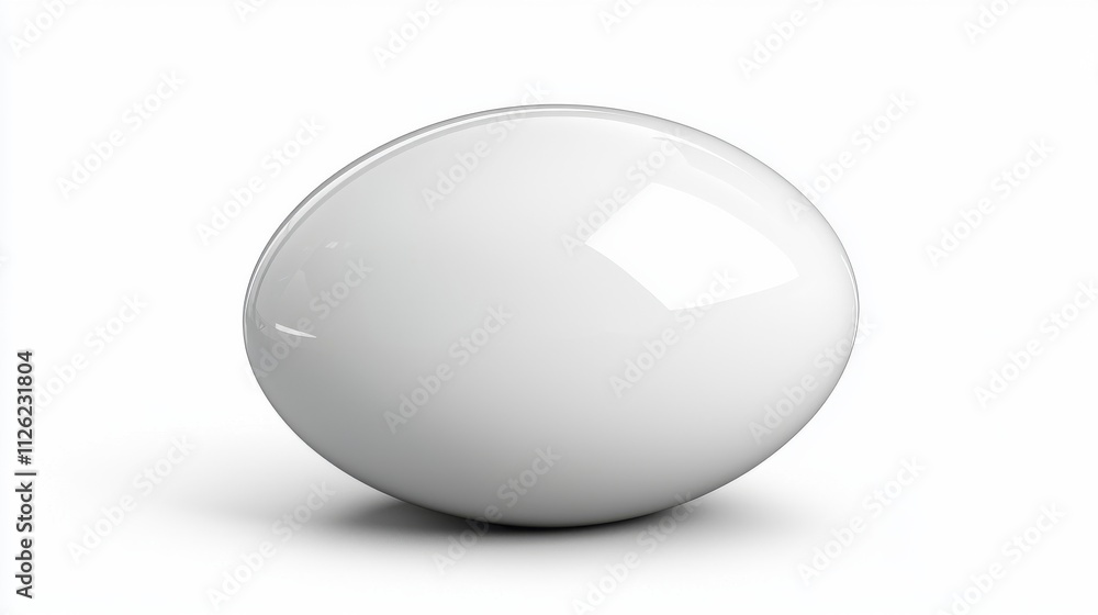 Perfect White Glossy Sphere 3D Render | Minimalism Perfect White Glossy Sphere 3D Render | Minimalism