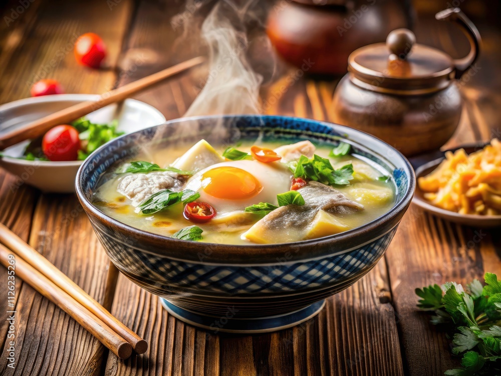 Tilt-Shift Photography: Chinese Fish & Egg Soup - Delicious Recipe Images Tilt-Shift Photography: Chinese Fish & Egg Soup - Delicious Recipe Images