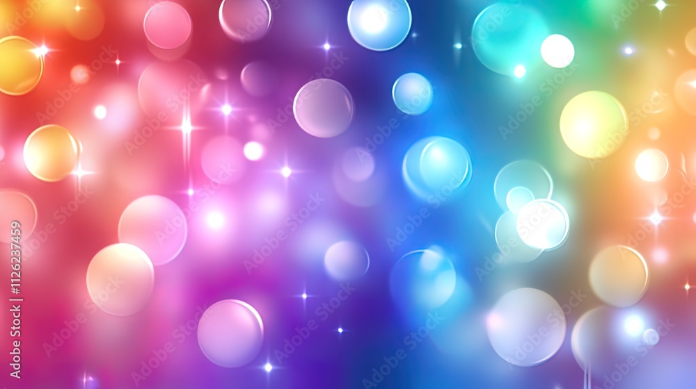 Abstract Blurred Colorful Bokeh Background Abstract Blurred Colorful Bokeh Background