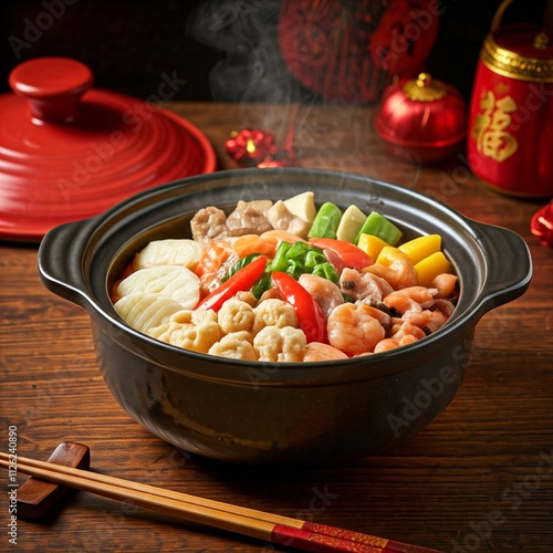 rice with vegetables and meat