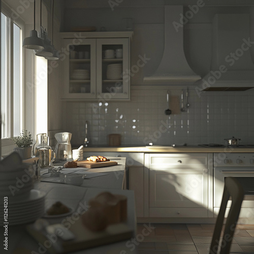 interior of a kitchen