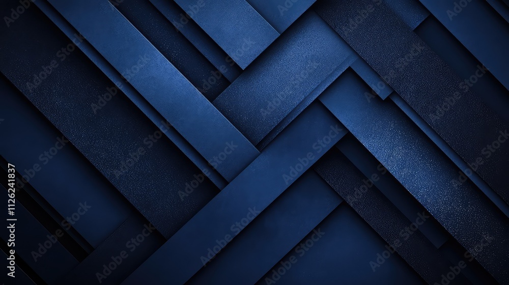 Abstract Dark Blue Geometric Background with Overlapping Rectangles and Subtle Texture Abstract Dark Blue Geometric Background with Overlapping Rectangles and Subtle Texture