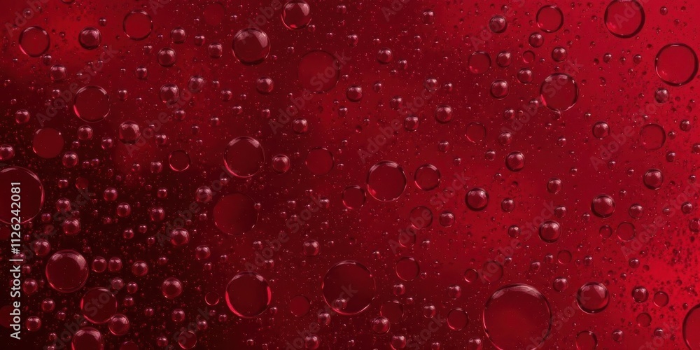 Dark red bubbles and droplets creating a stunning and abstract background for design projects or artistic displays, dark red Dark red bubbles and droplets creating a stunning and abstract background for design projects or artistic displays, dark red