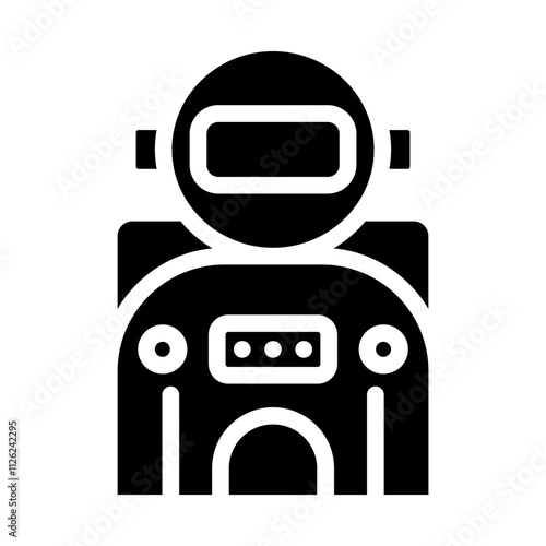 Astronaut Solid Icon