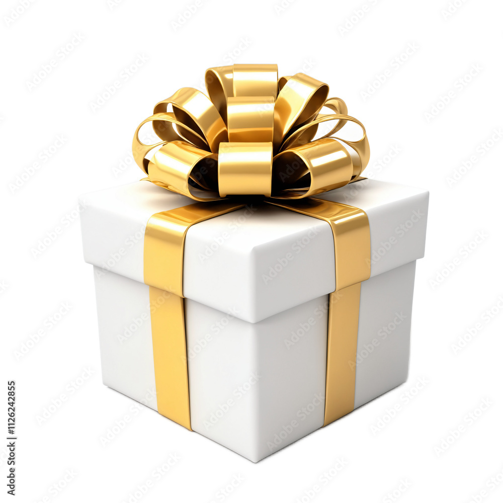 white and gold ribbon present white and gold ribbon present
