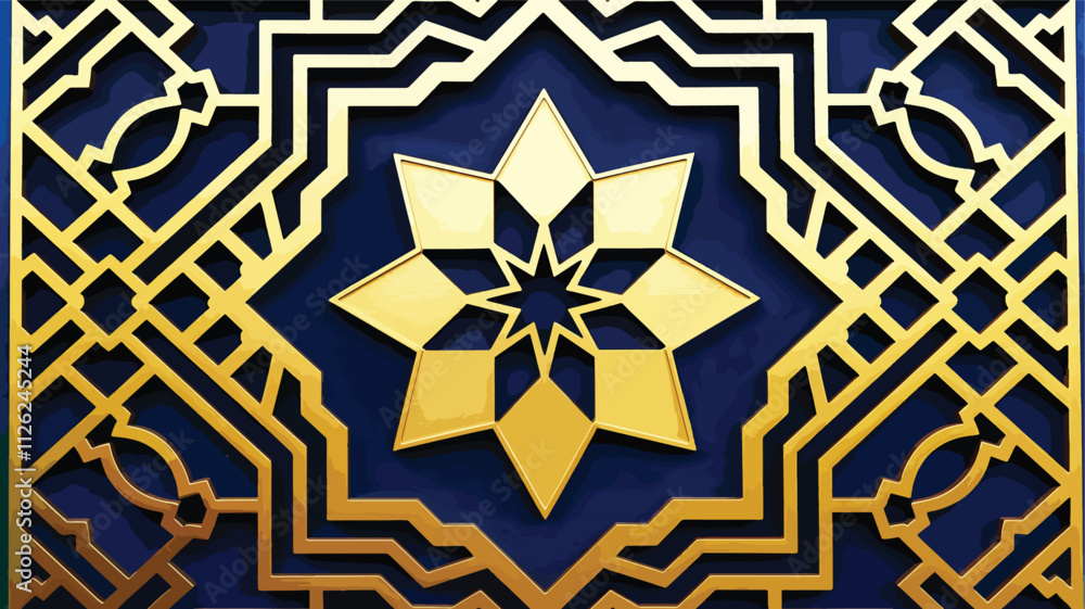 islamic icon logo design illustration islamic icon logo design illustration