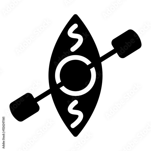 Kayak Solid Icon