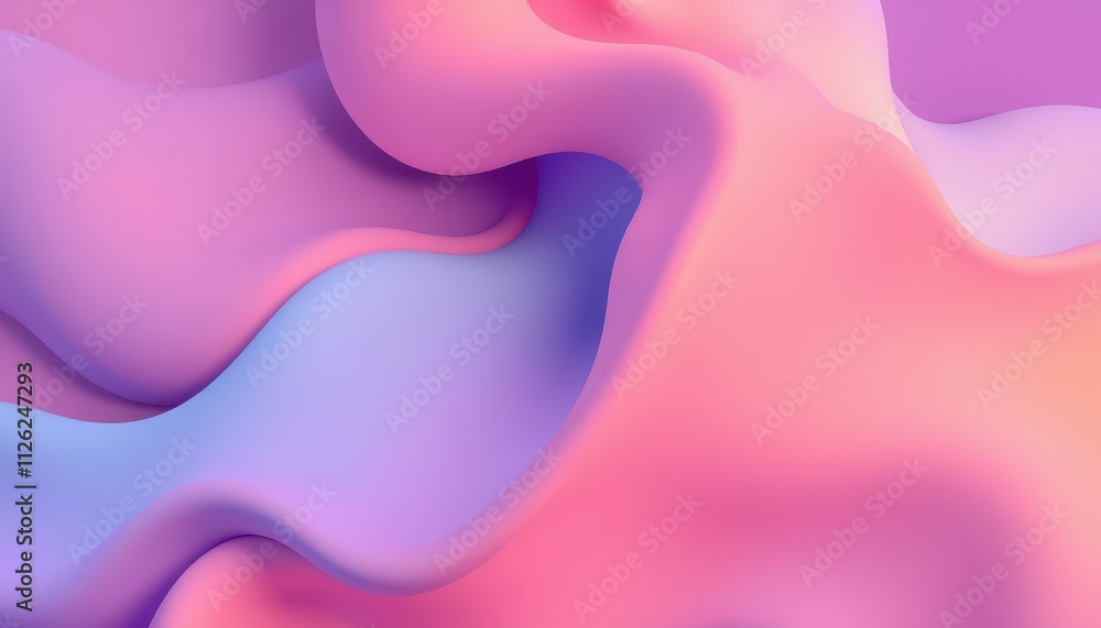 Abstract Pink and Purple Fluid Wave Design Abstract Pink and Purple Fluid Wave Design