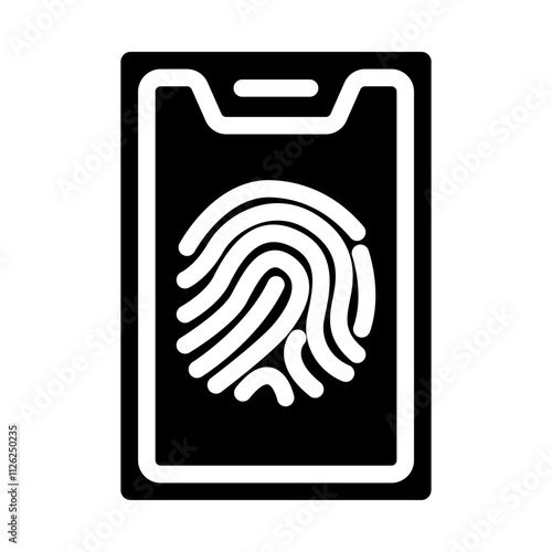 Smartphone Sensor Solid icon