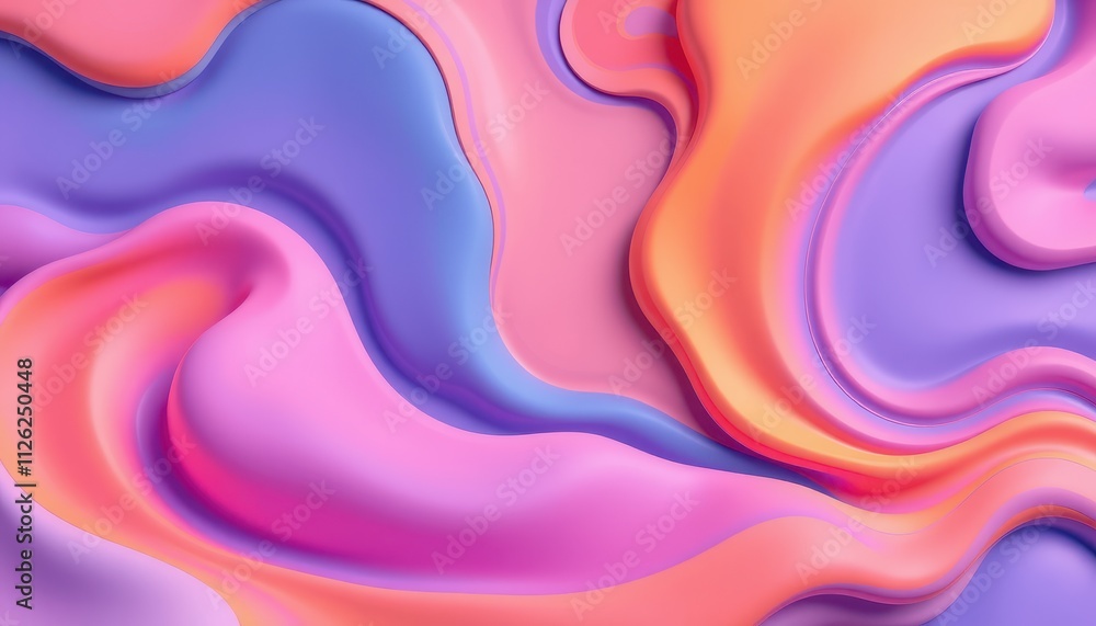 Abstract Swirling Pastel Colors Liquid Design Abstract Swirling Pastel Colors Liquid Design