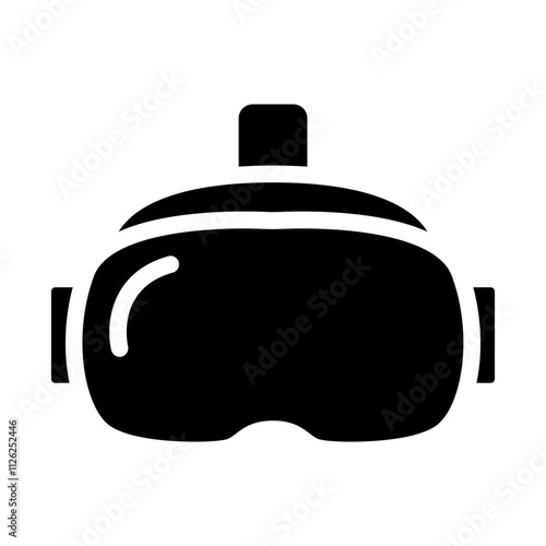 Simulator Vr Solid icon
