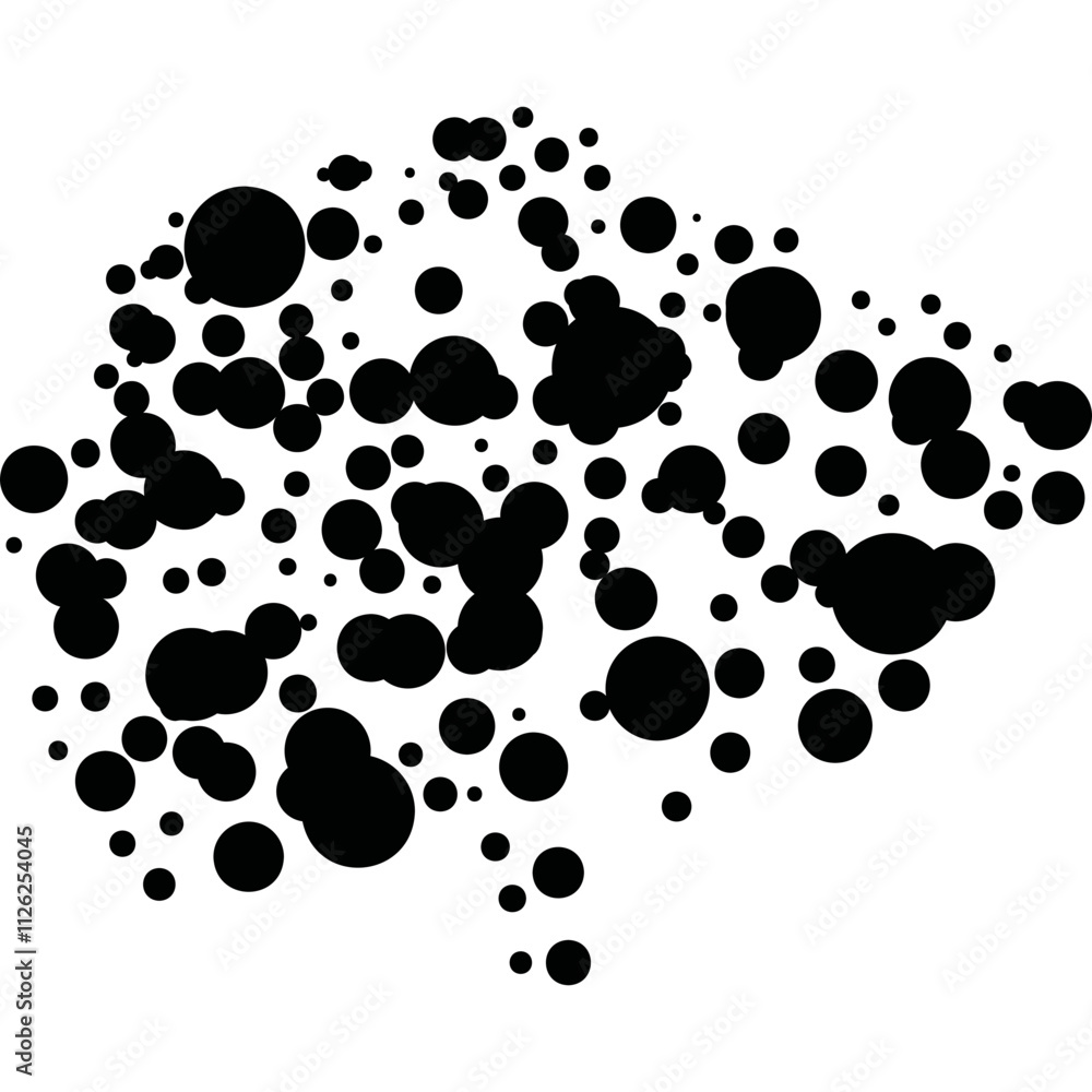 Simple vector icon brain Simple vector icon brain