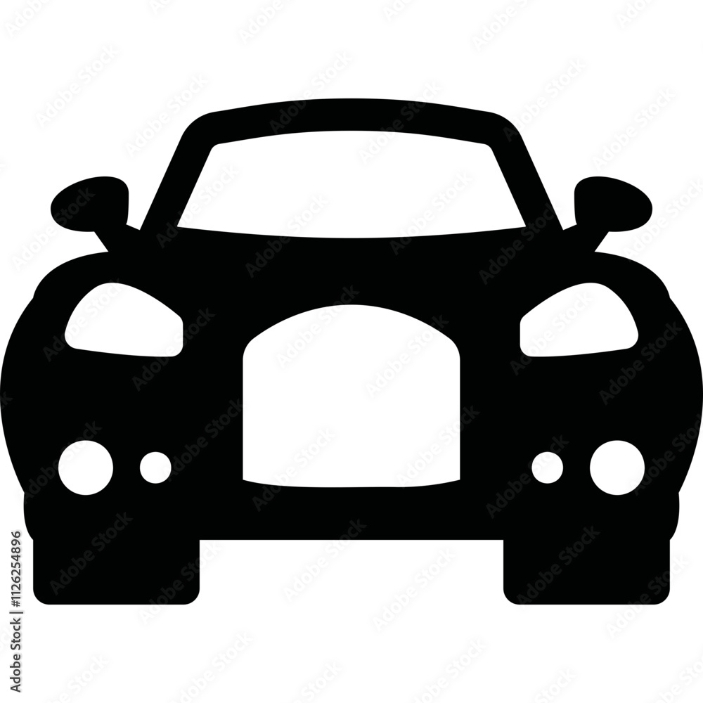 Obraz premium Simple vector icon car