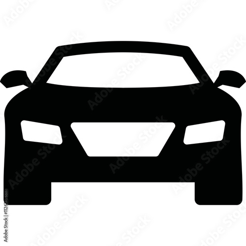 Simple vector icon car